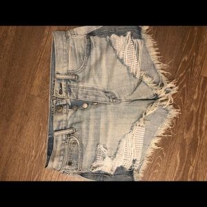 Jean shorts